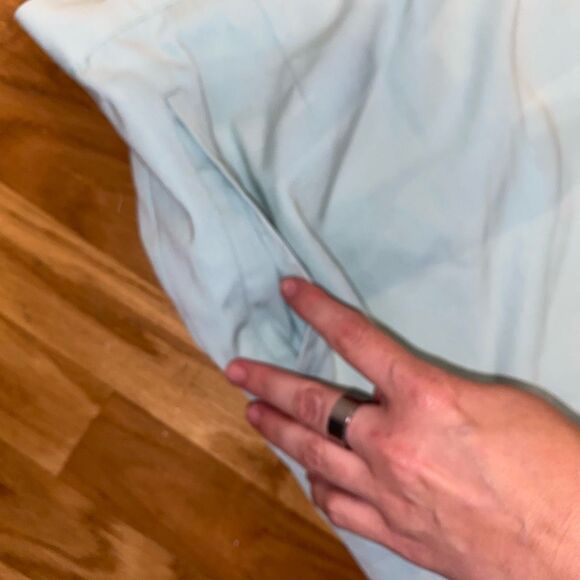 United Colors of Benetton Light Blue Wrap Skirt, Italian, Size IT 46/ US 10 - Picture 11 of 11